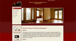 Desktop Screenshot of oregoncoastpropertymanagement.com